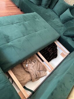 ROHOVÁ SEDAČKA SMARAGDOVÁ - 3