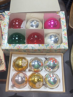 Retro vianočné ozdoby rôzne - 3
