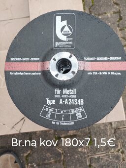 Brúsne kotúče na kov - 3