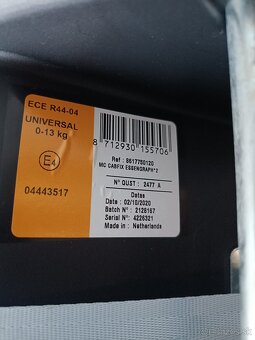 Maxi-Cosi Cabriofix Essential Graphite - vajíčko - 3