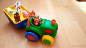 Predam detsky traktor so zvieratkami - svietla + zvuky - 3
