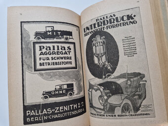 Stará technická příručka 1921 automobil motocykl veterán - 3