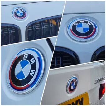 Znak BMW 50th anniversary 74mm - 3