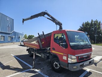 Mitsubishi Fuso Canter 3 stranny sklápač s HR Hiab - 3