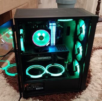 Herný produkčný PC-RTX 3080+Ryzen7+2xNVMe+ARGB+WIN11 PRO AAA - 3