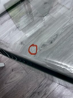 Dizajnový sklenený stôl - 3