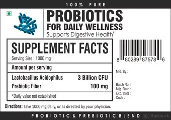 Predám probiotikum Lactobacillus acidophilus proti H.pylori - 3