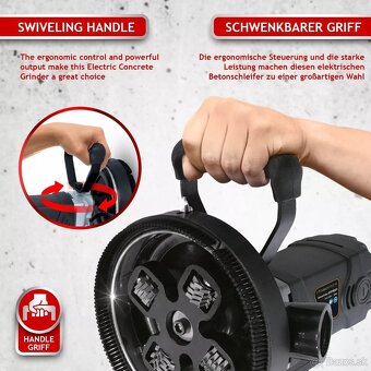 Nová BC-ELEC XM150 Fréza na betón  Sanačná frézka 1500 W - 3