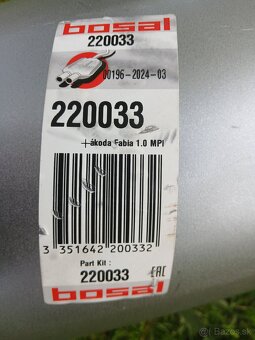 Výfuk na Fabiu 1,0 MPi - 3