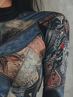 prekrásne Vintage tričko S - 3