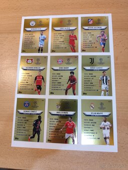 Gold edge topps match attax extra kartičky 2024/25 set - 3