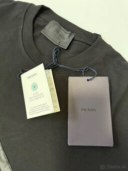 Prada čierne tričko M - 3