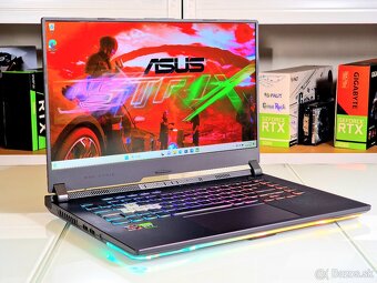 Herný notebook ASUS ROG STRIX | RYZEN 5800 | RTX 3060 | RGB - 3