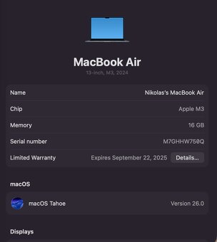 MacBook Air 13" M3 16GB/512GB - 3