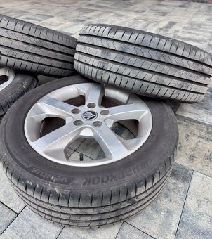 Škoda disky 5x112 + letné pneumatiky 205/55 r16 - 3