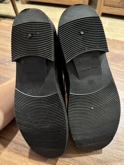 Vlnka pánske ako nové zimné kožené topánky s vnútrom z vlny - 3