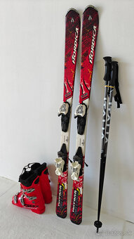 LYŽE NORDICA HOTROD JR 140CM + LYŽIARKY NORDICA 40EUR - 3
