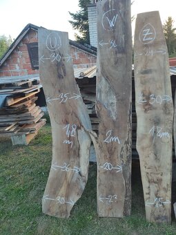 Orechove dosky, fosne, rezivo - 3