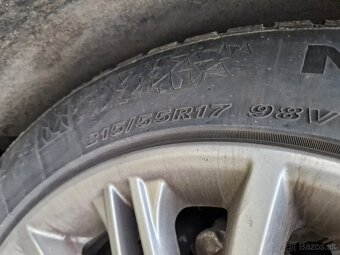 pneumatiky Nexen 215/55/R17 + disky - 3