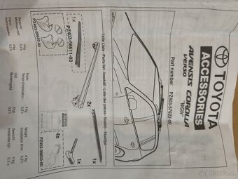 Priečny strešný nosič Corolla Combi IX (aj Avensis Verso) - 3