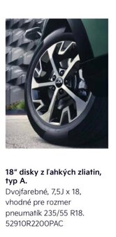 Kia originálne R18 elektróny + 235/55 R18 Hankook zimné gumy - 3