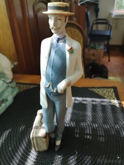 porcelánová soška Dux - 3