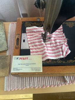 Šijaci stroj starožitny - 3