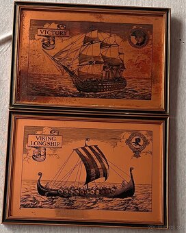 Set 2ks vintage medených rytín – Etchmaster (Anglicko) - 3