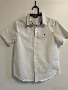 Chlapčenský oblek + košeľa - veľ. 152 - 3