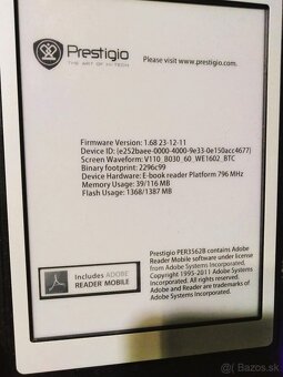 Prestigio Nobile eBook reader PER3562B - 3