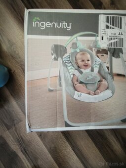 Detské hojdacie kreslo ingenuity comfort - 3