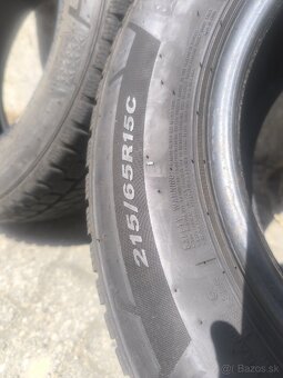 Predám pneumatiky nexen celoročné 215/65r15c - 3