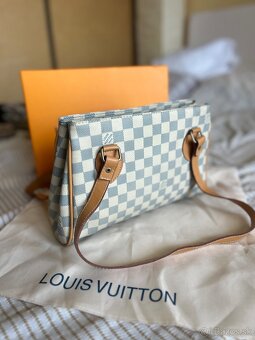 Biela kabelka Louis Vuitton sachovnica - 3