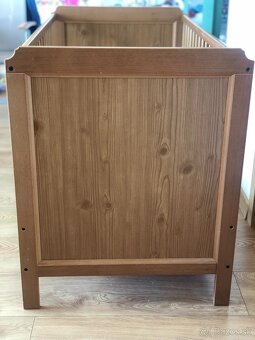 Postielka pre babatko drevena baby crib postel detska - 3