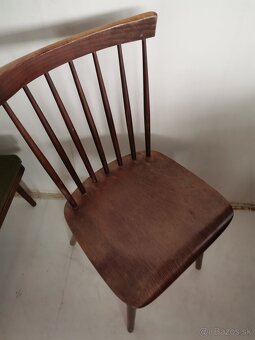 Retro drevena stolicka TON Ironica Vintage - 3