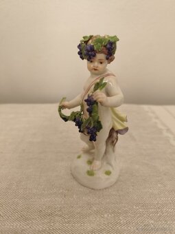 Meissen míšeň chlapec porcelánová soška - 3