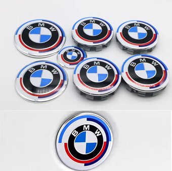 BMW logo - kolesa - čiapočka - zaslepka pasu- lanko nádrže - 3