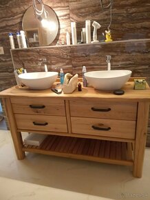 Stolík pod umývadlo " starý dub 12"
- 3