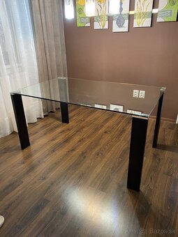 Skleneny jedalensky stôl 90x150 - 3