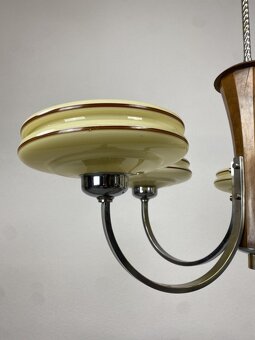 Art deco 5 tanierový luster - 3