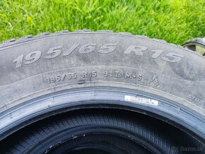 predám zimné pneu Pirelli 195/65 R15 - 3