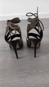 Khaki sandále - veľ. 39 - 3