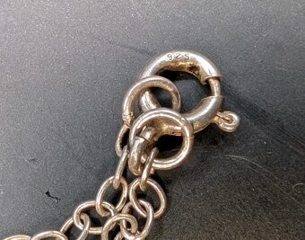 Predam strieborny nahrdelnik s pravymi perlami - 3