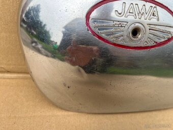 Chromový kryt nádrže pre Jawa Panelka / Športka - 3