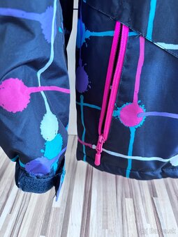 Zimna detská Bunda ližiarska 140/146 - 3