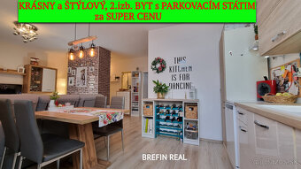 ÚTULNÝ a komplet ZARIADENÝ 2. izb. BYT s parkovacím STÁTÍM a - 3