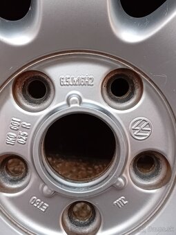 Volkswagen alu disk - leté pneu.continental 205/55 r16 - 3