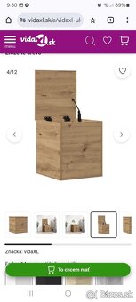 Tv stolik odkladaci box dub artisan - 3
