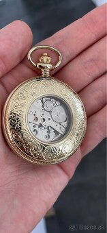 Elegantné vreckové hodinky so strojčekom - 3