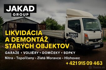 Vypratávanie starých garáží, domov a dvorov – JAKAD GROUP - 3